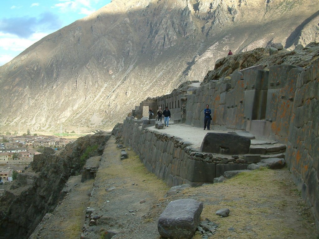 07-The Inca ruins of Ollantaytambo.jpg - The Inca ruins of Ollantaytambo